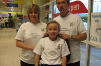Bag packing in memory of the girls