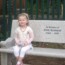 Grace So Proud To Sit On Her Angel Sister’s Bench And Take It All In