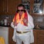 Jimmy Reid as Elvis on the night of the Darts Tournament